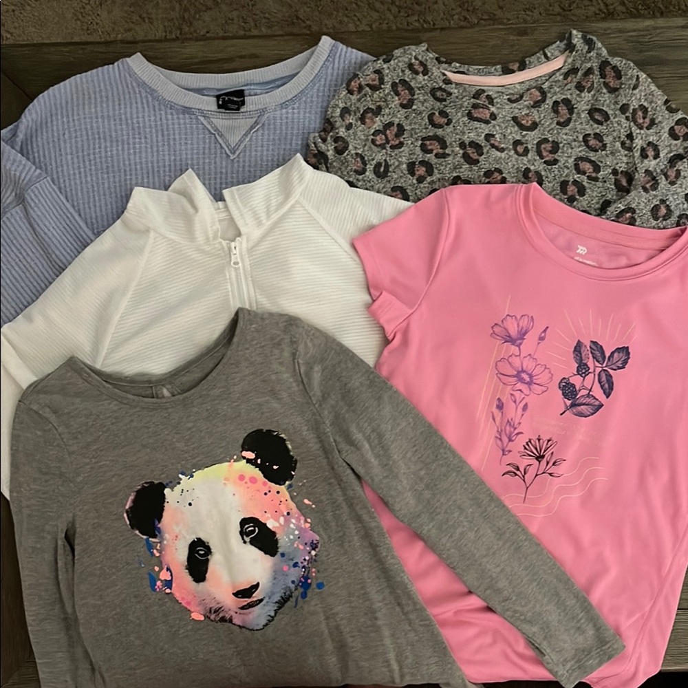 Colorful Long & Short Sleeve Shirts Sz 7/8